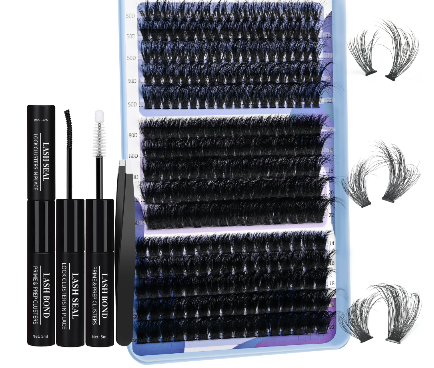 LuxeGlow Dramatic Fluffy DIY Lash kit